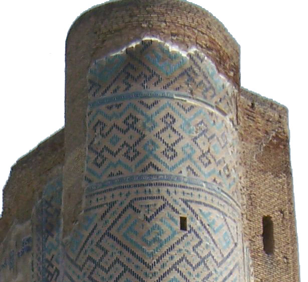 Detail of partial pattern from the Aq Saray palace, Shahr-i Sabz